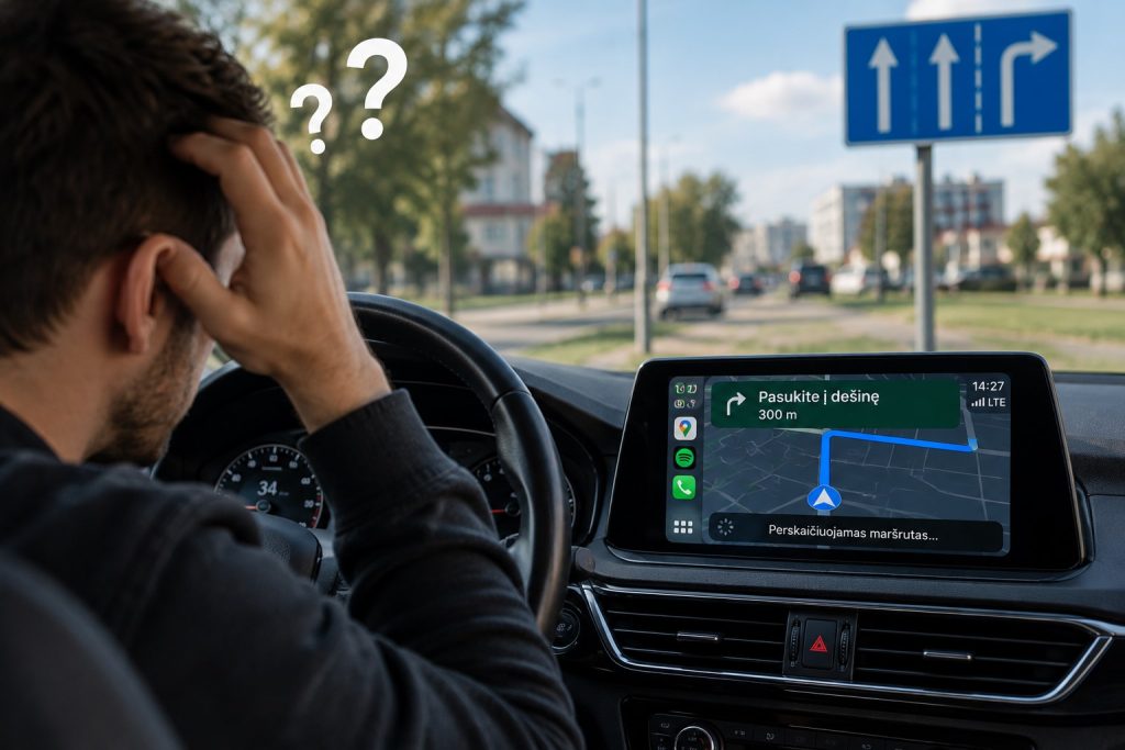 Kai navigacija klysta